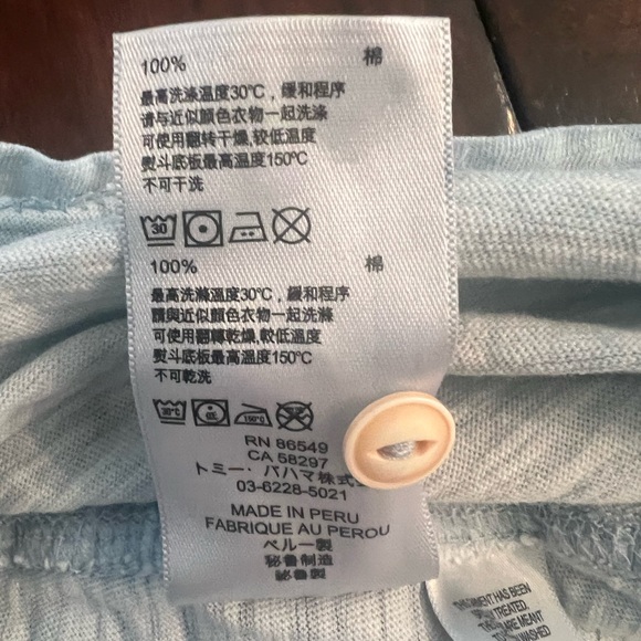 Tommy Bahama Blue Polo Shirt Classic Casual Fit - Picture 9 of 9